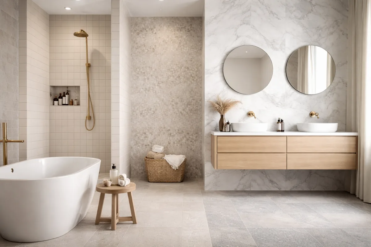 Quel type de carrelage est le plus adapté pour une salle de bain