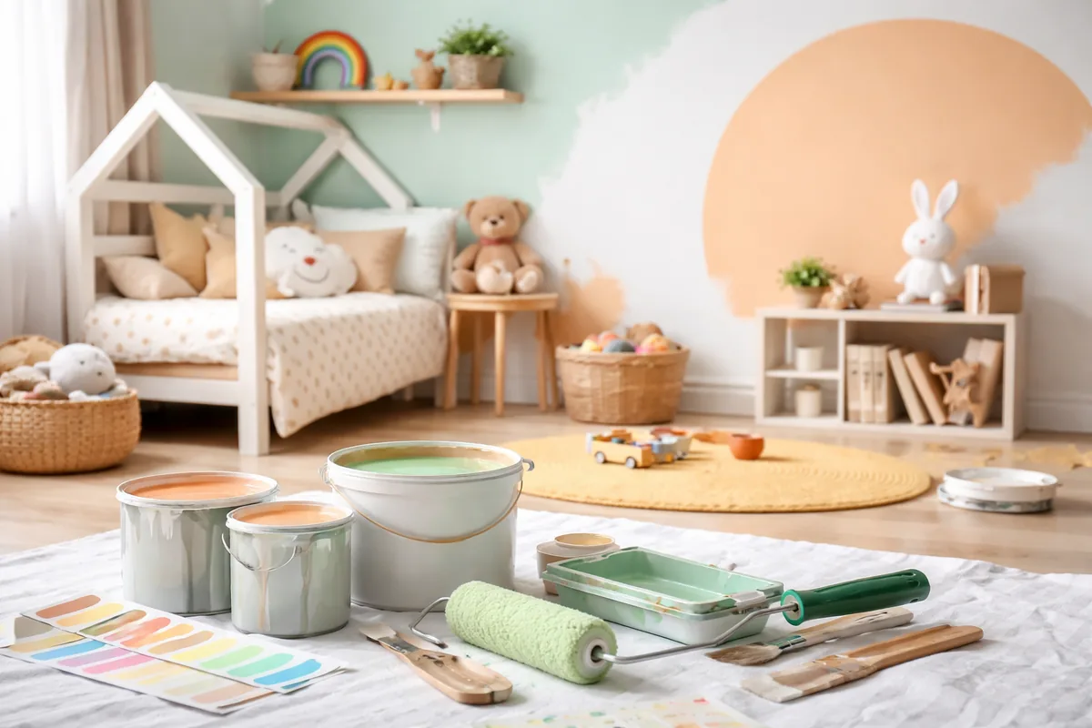 Comment choisir la bonne peinture pour une chambre d'enfant