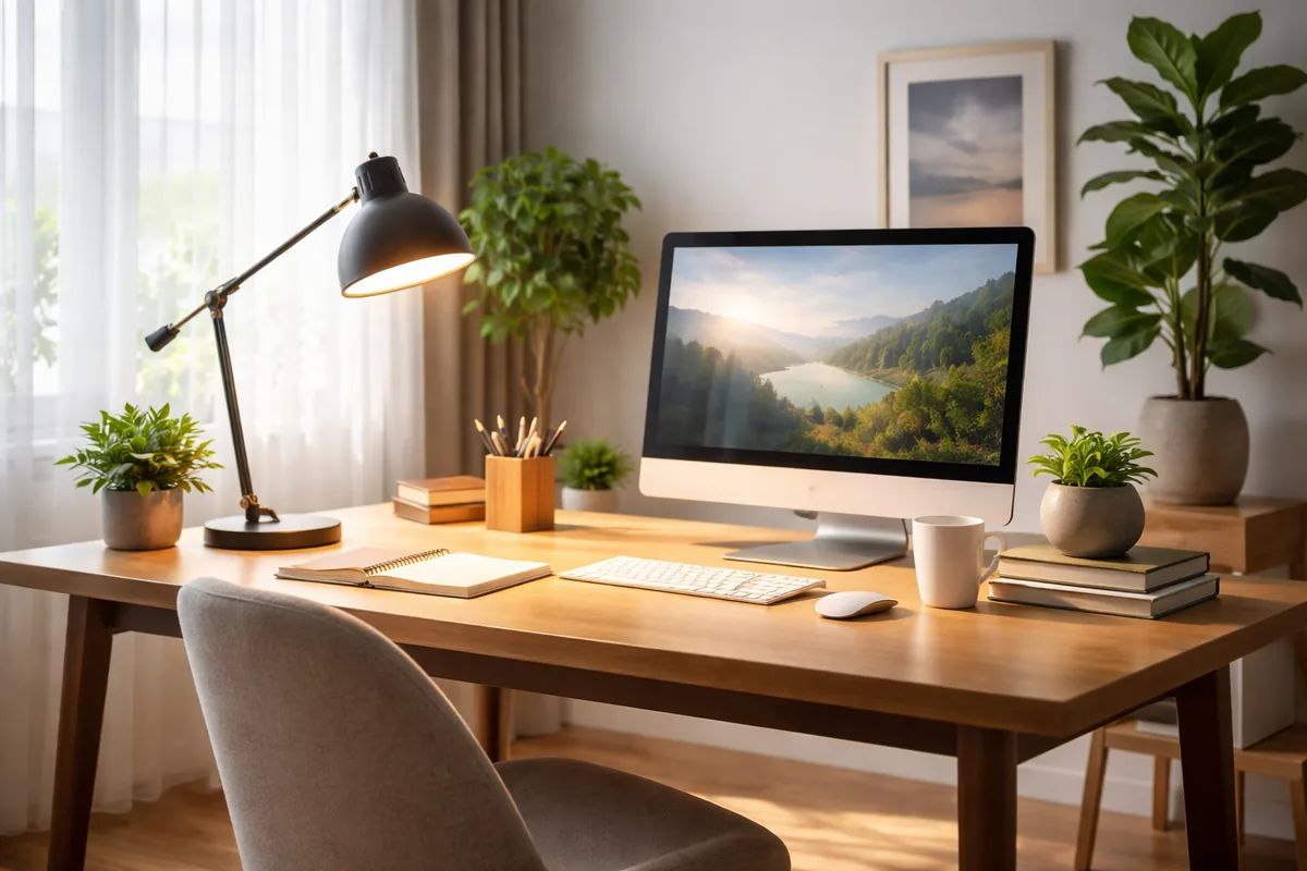 Comment choisir le bon éclairage pour un bureau à domicile