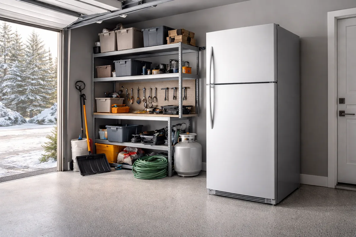 Peut-on installer un frigo dans un garage non chauffé